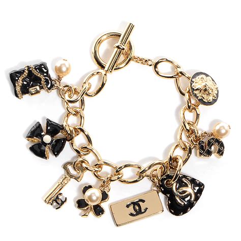 chanel inspired charms for bracelets|authentic chanel charm bracelets.